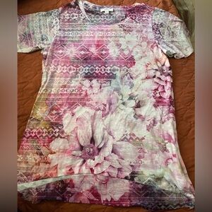 Floral Patterned Women's Top